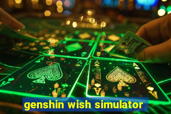 genshin wish simulator